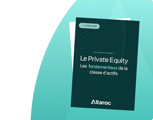 Titelseite eines Whitepapers mit dem Titel „Private Equity – Die Grundlagen der Anlageklasse“ mit dem Altaroc-Logo.