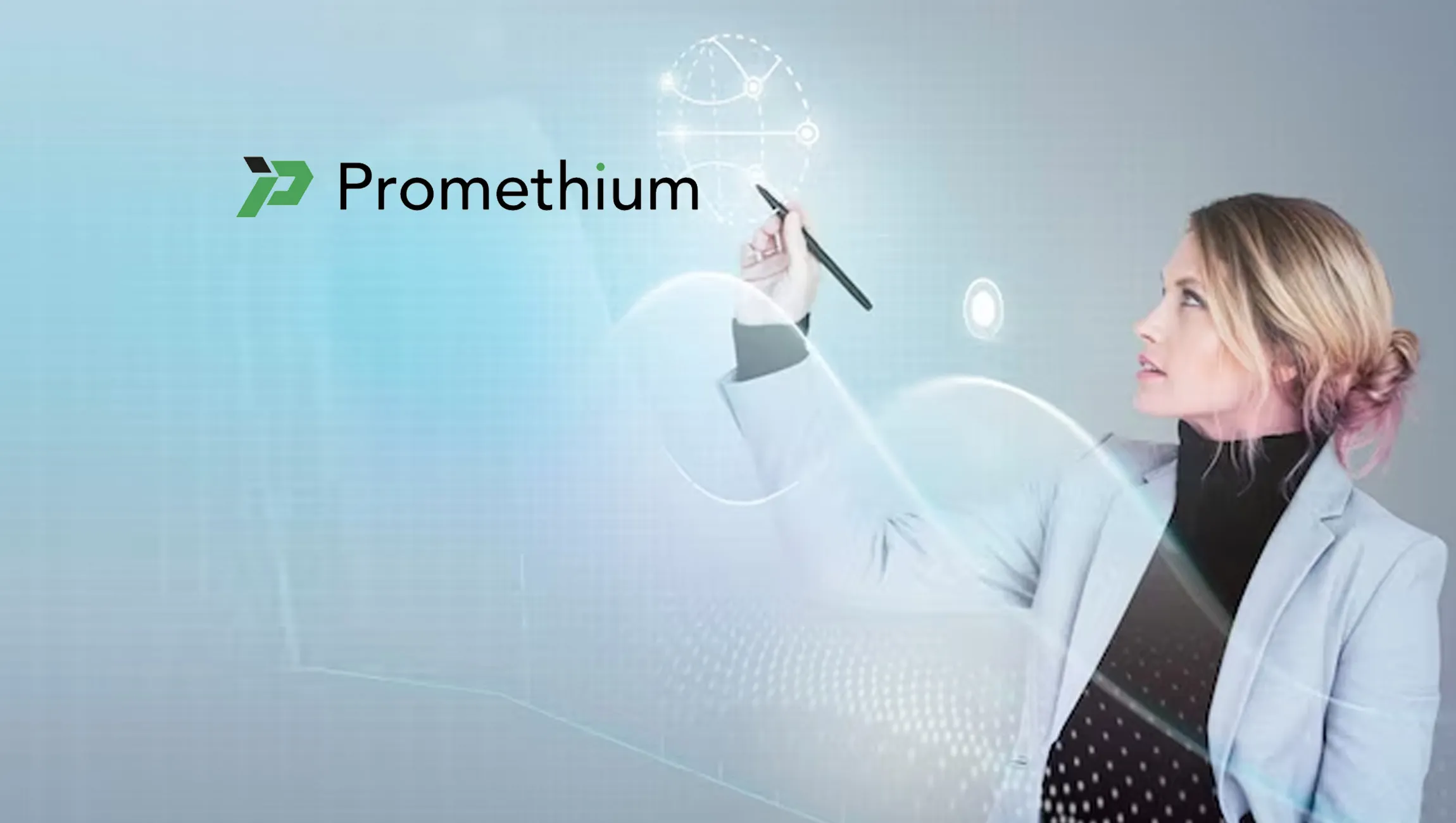 Frau, die das Unternehmen Promethium aus dem Portfolio des Private Equity-Managers Insight Partners vertritt