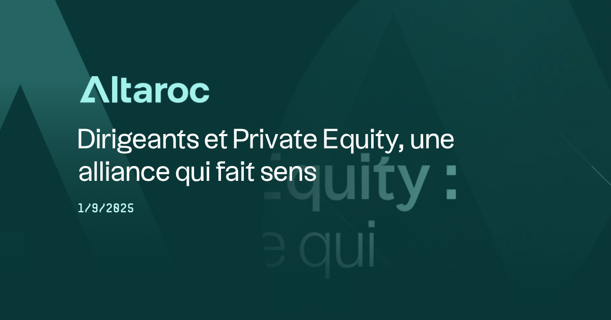 Private Equity: Ein langfristiger strategischer Partner | Altaroc
