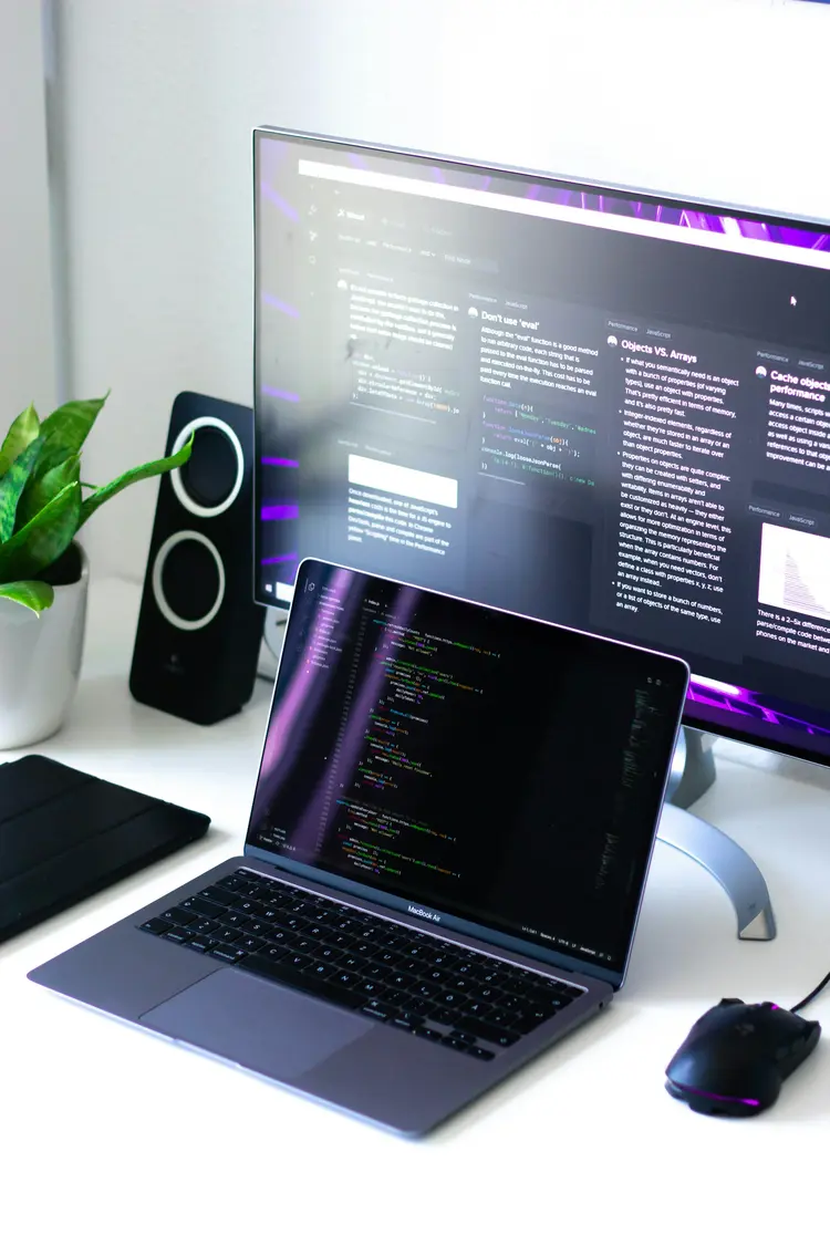 Unsplash photo of a computer representing IFS, part of the Private Equity manager's portfolio. HG