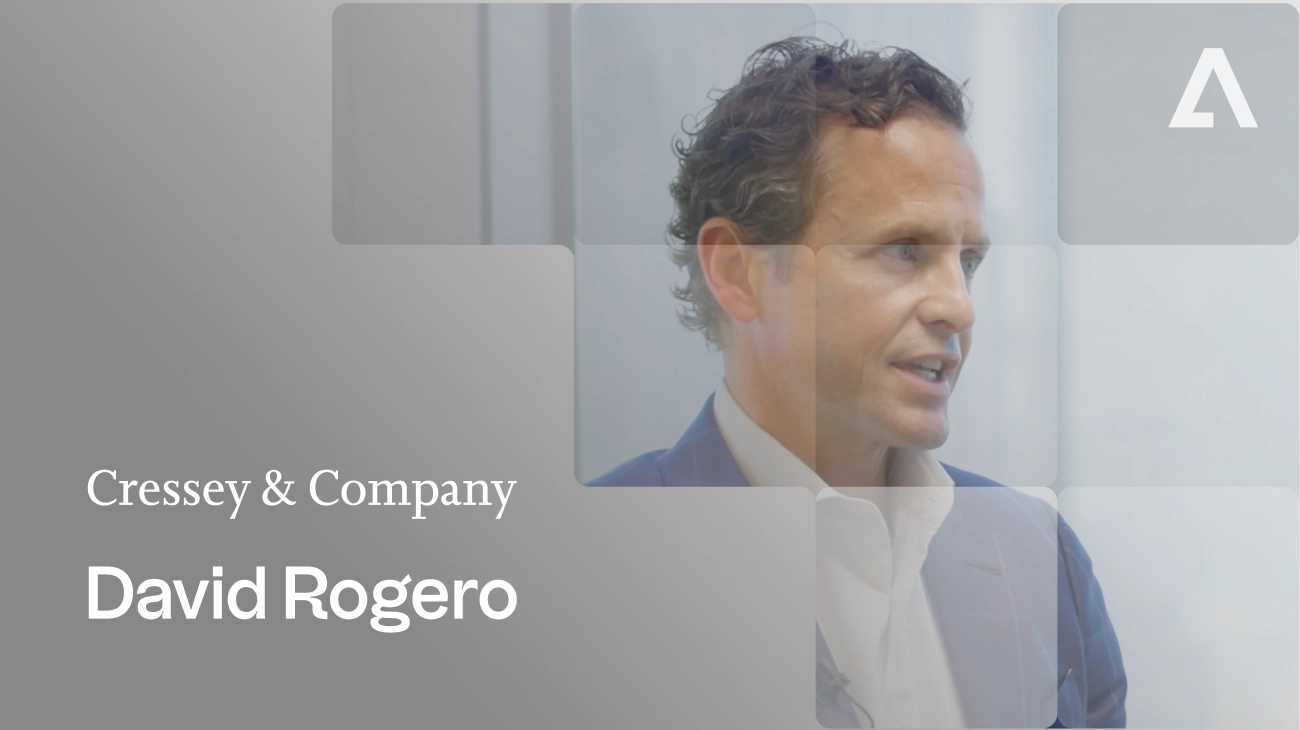 Interview David Rogero - Partner Cressey & Company