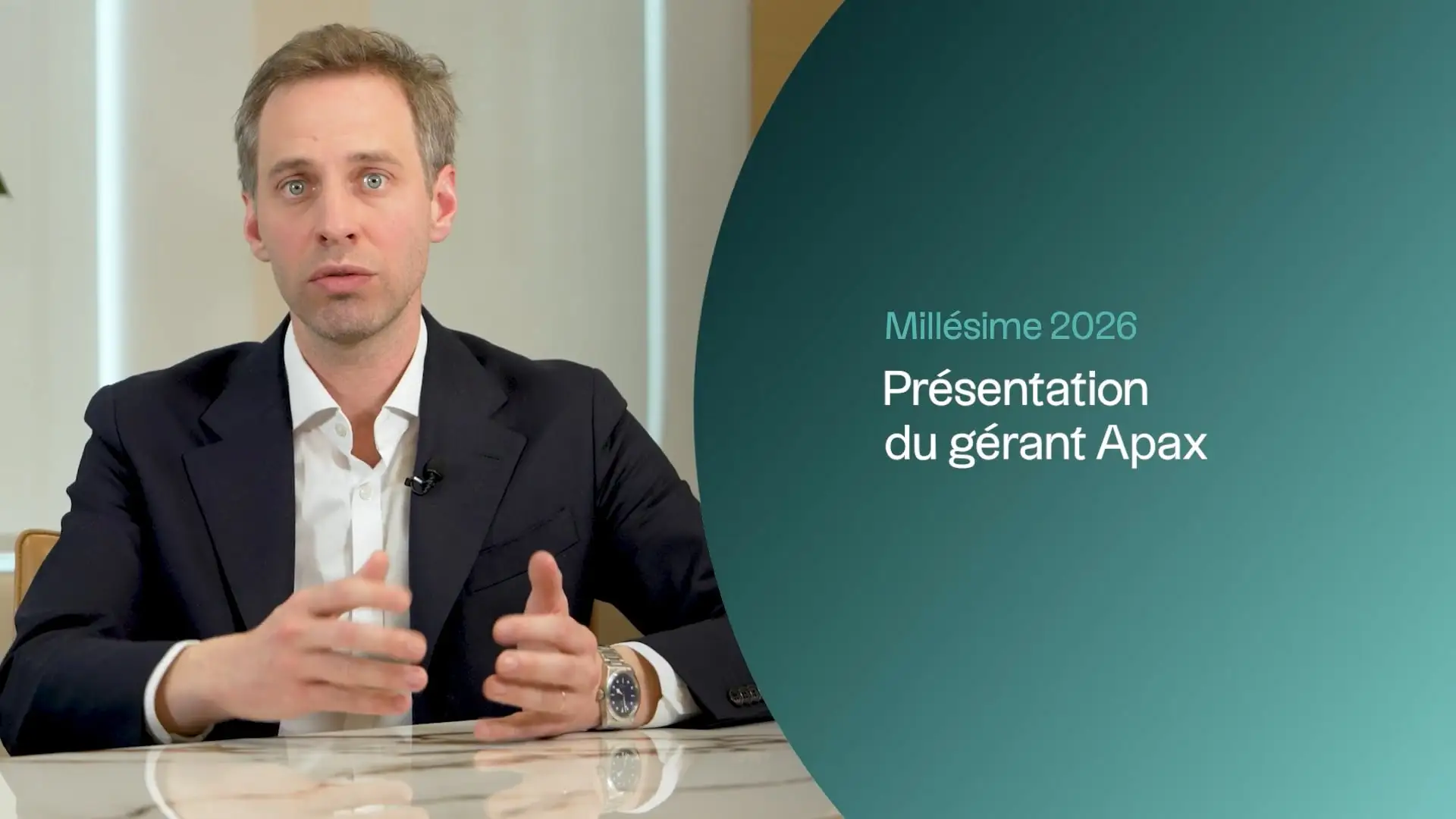Présentation du gérant Apax