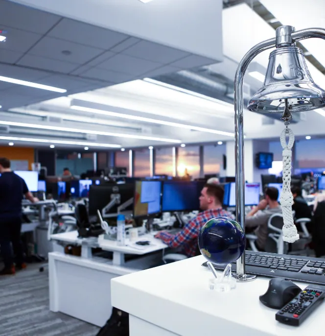 IEX trading platform with fair trading technology in the trading floor