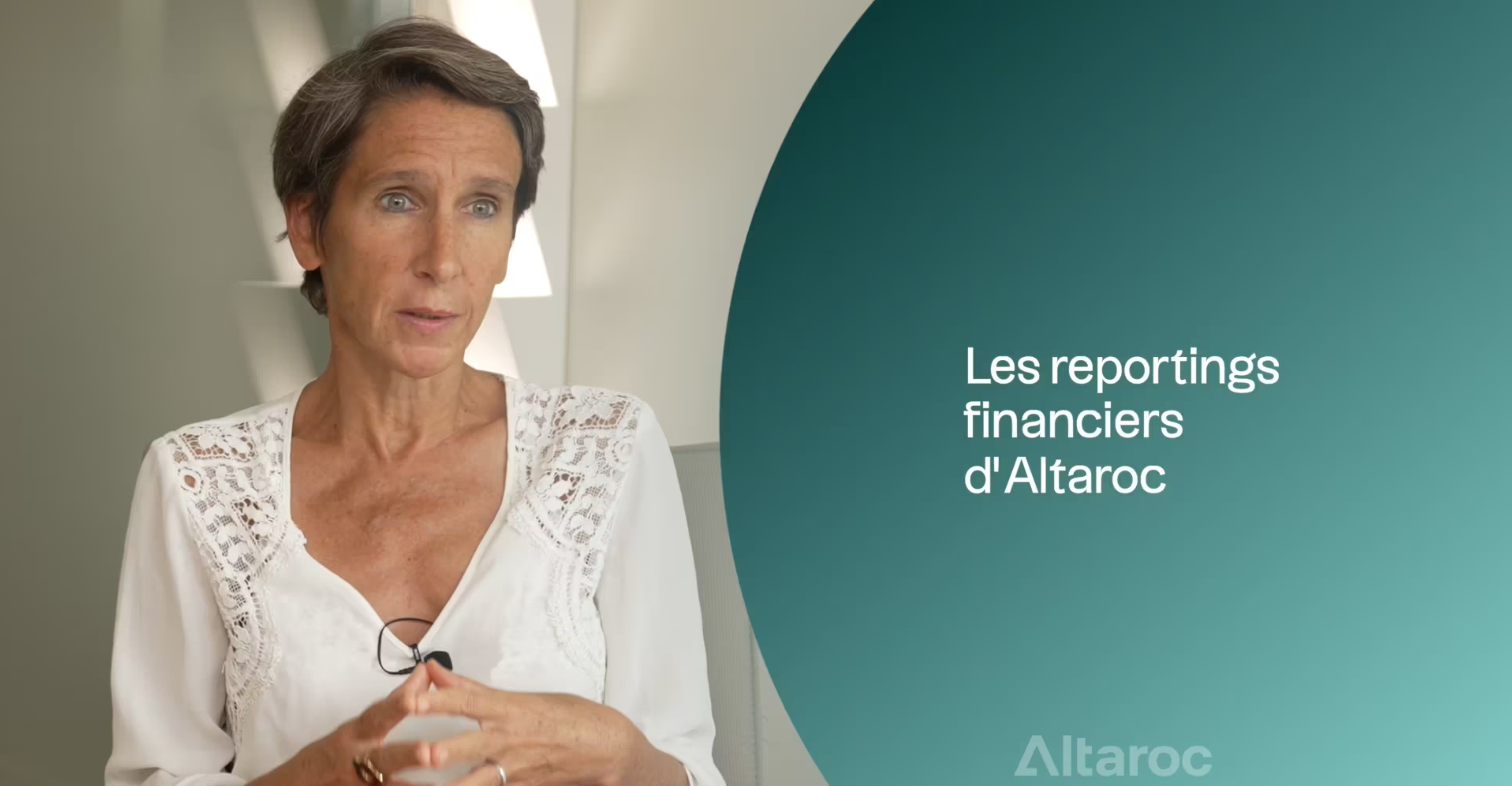 Les reportings financiers d'Altaroc