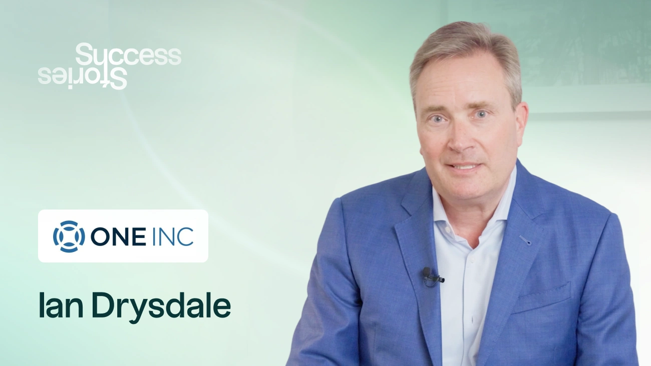 Interview Ian Drysdale - CEO One Inc