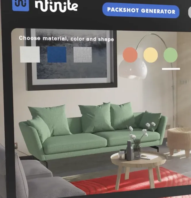 Fotomontage, die eine Benutzererfahrung des Unternehmens nfinite aus dem Portfolio des Fondsmanager Insight Partners darstellt