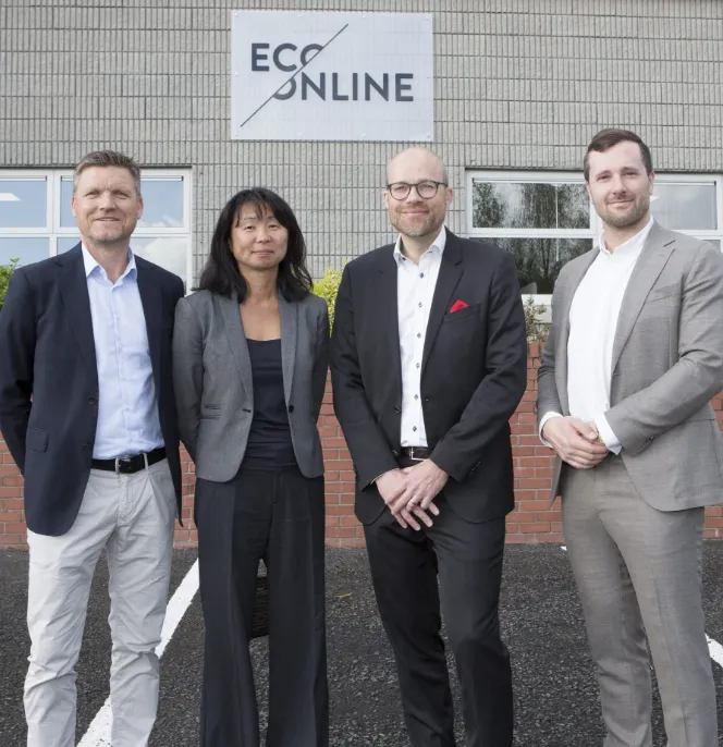 Collaborateurs de la société EcoOnline, du portefeuille du gérant de Private Equity Apax