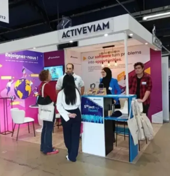 Cover Activeviam, stand logo