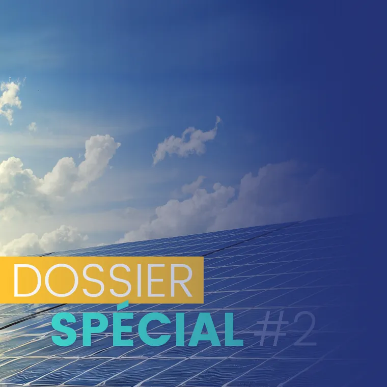 photovoltaic solar panels and text "Special file #2".