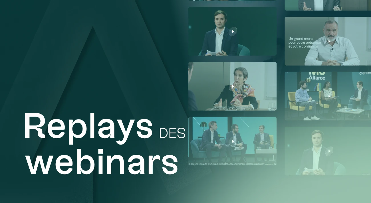 Replays des webinars