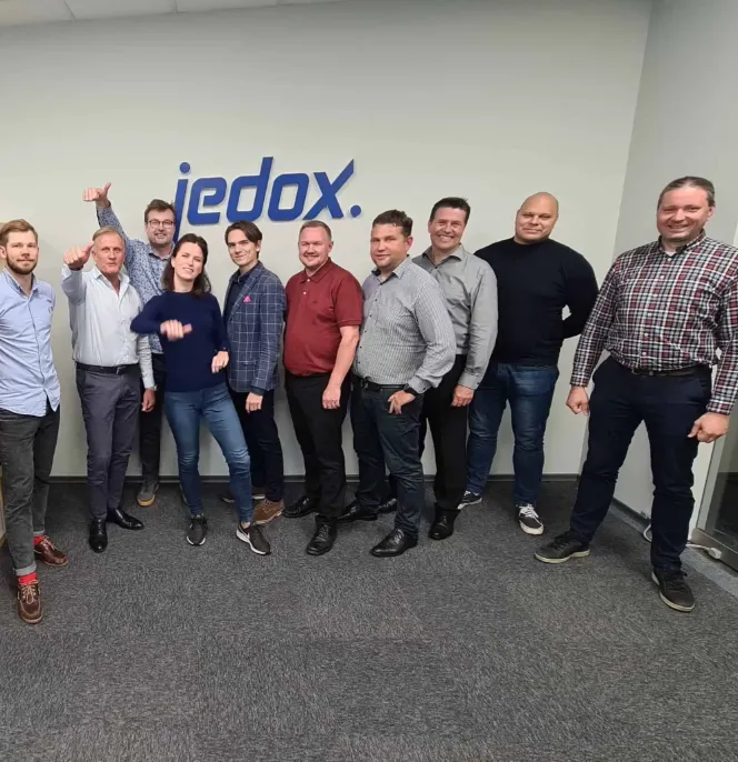 Das Team des Unternehmens Jedox, das zum Portfolio des Private-Equ Fondsmanager  Insight Partners gehört