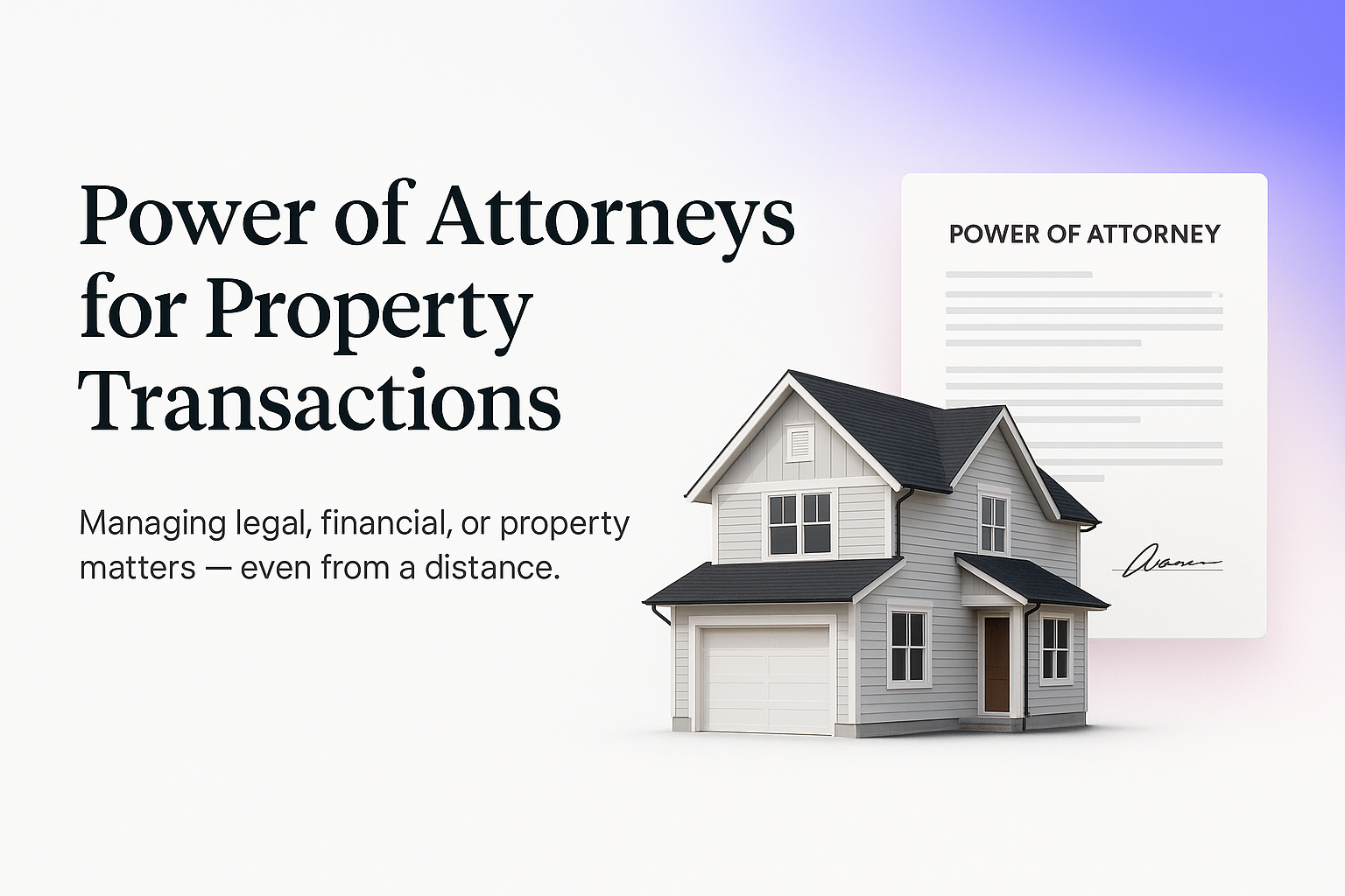 Power of Attorney for Property Transactions in Karnataka