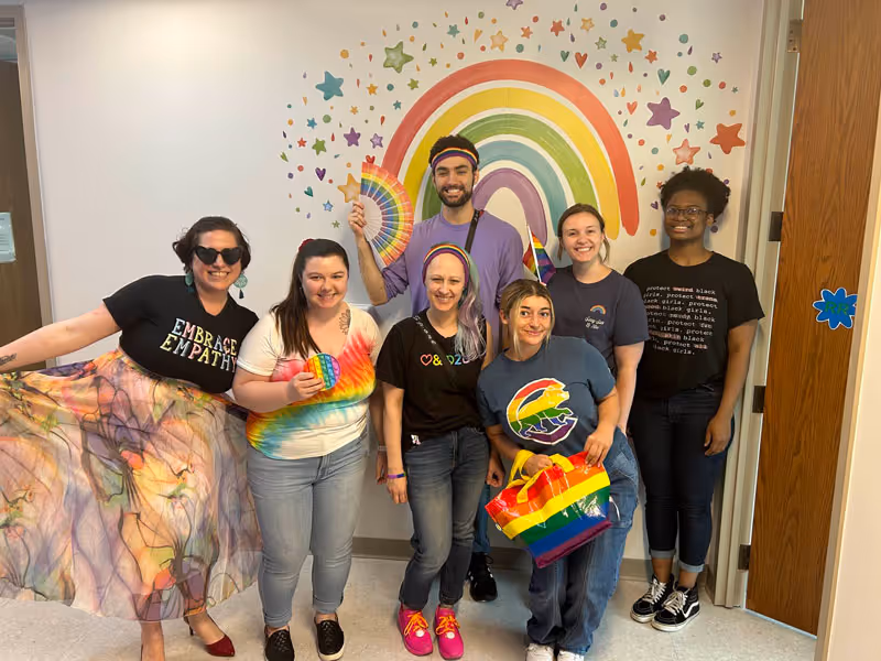 Supportive and diverse group of Naperville team members from North Shore Pediatric Therapy, working together to provide exceptional care.