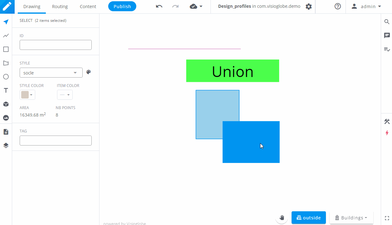 Gif de fonctionnalités avancées