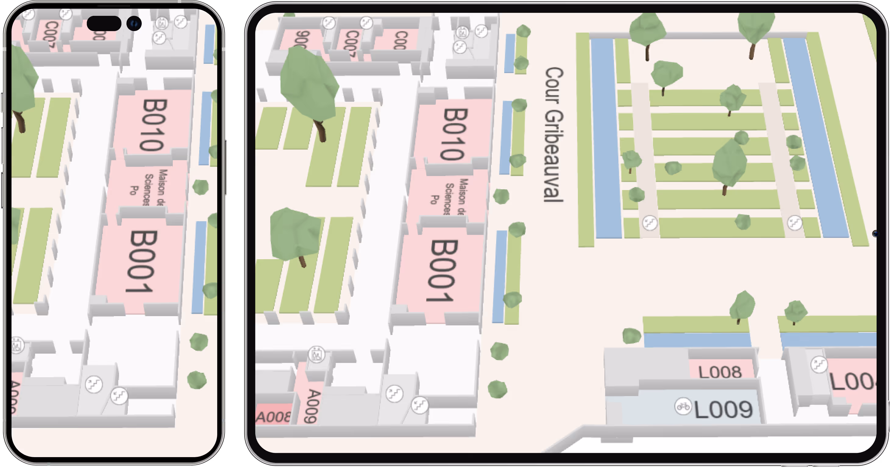 Indoor map use cases office