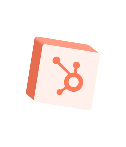 HubSpot logo on cube