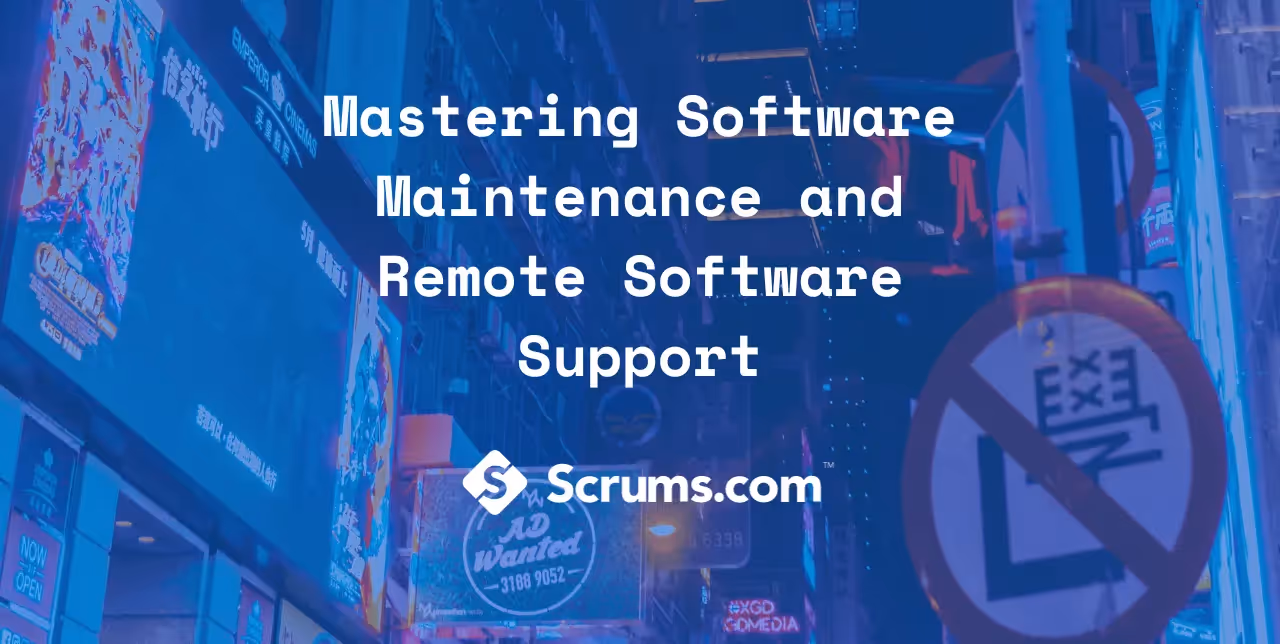 Mastering Software Maintenance and Remote Software Support