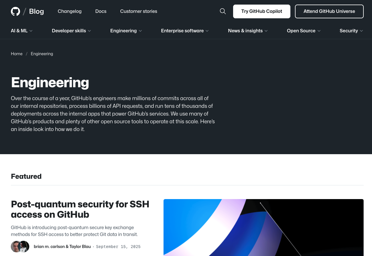 GitHub - Engineering content