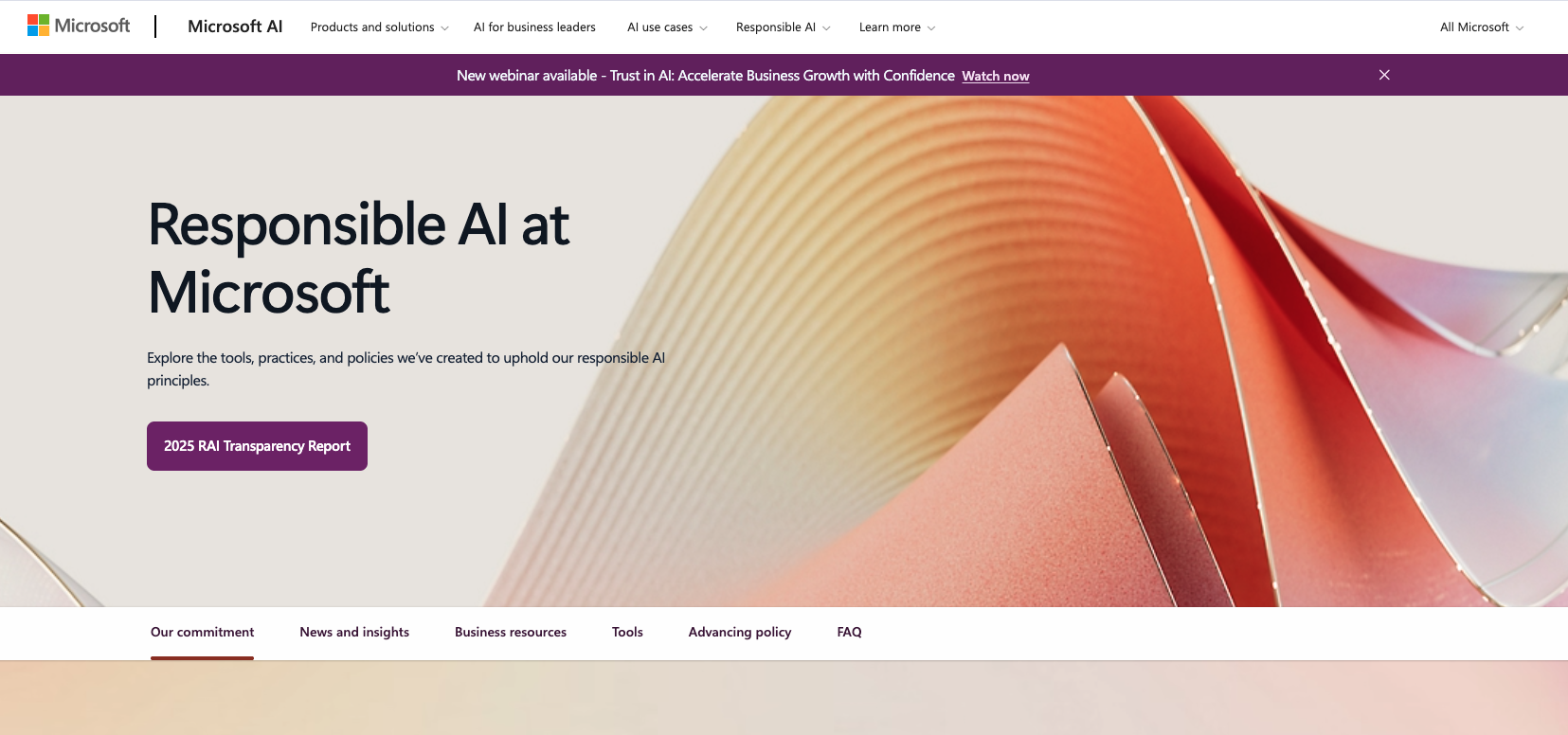 Responsible AI at Microsoft