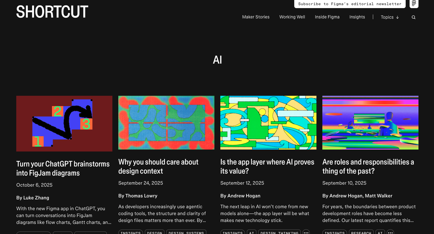 Figma AI Blog Page