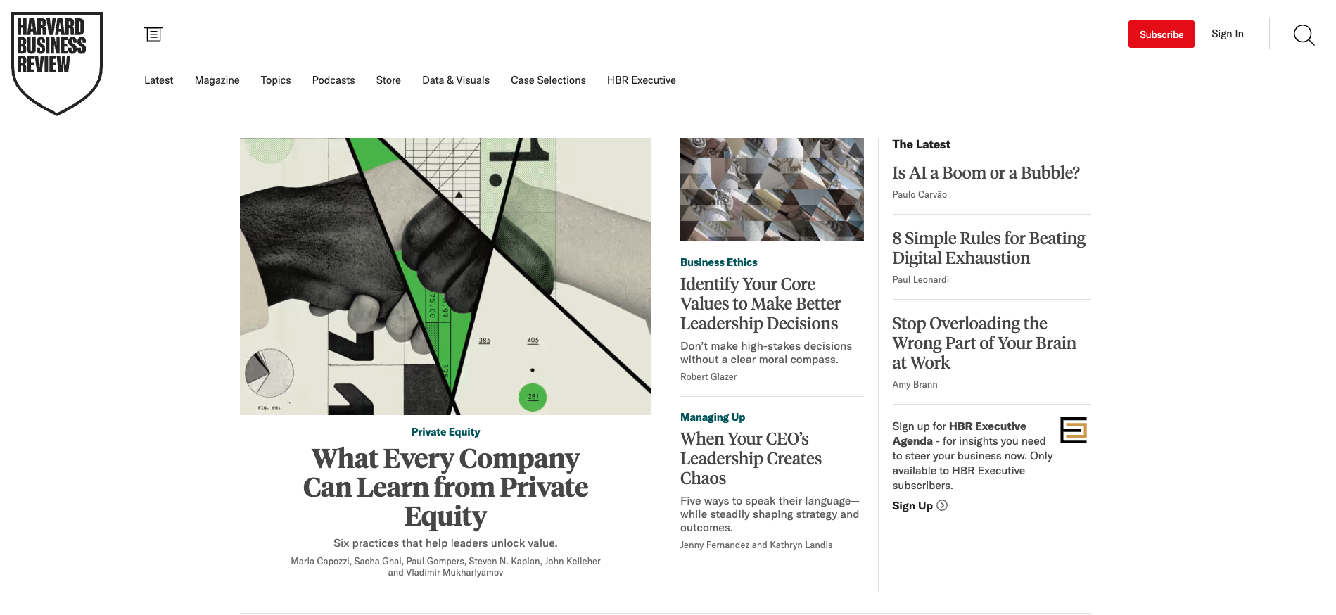 Harvard Business Review - Home