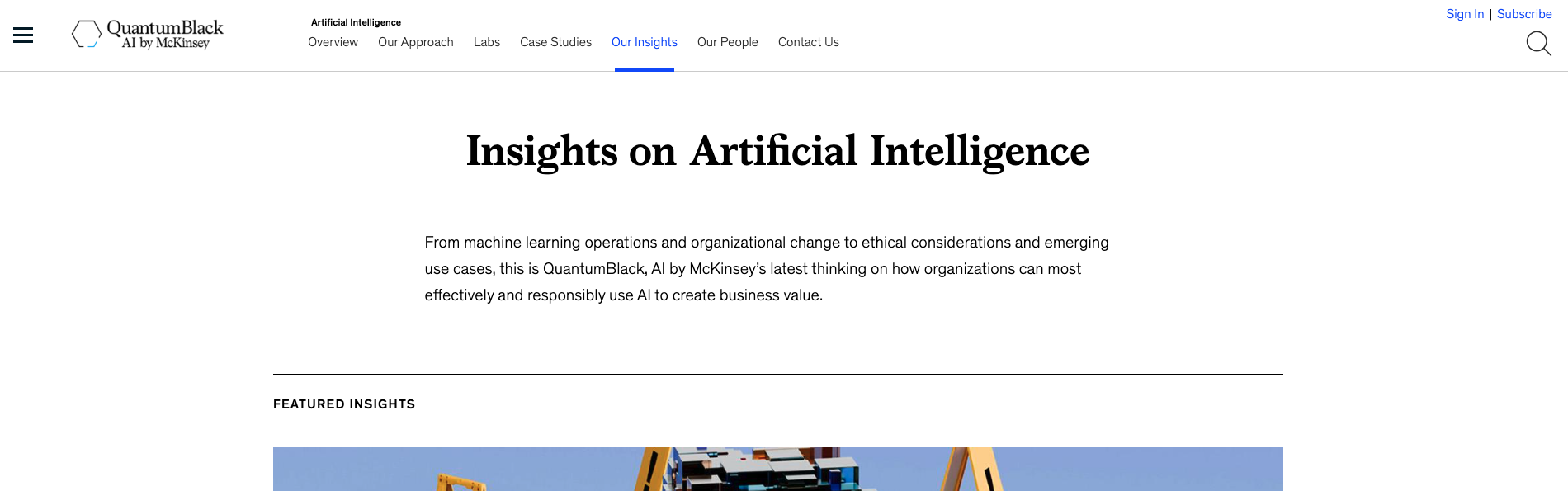 QuantumBlack AI by Mckinsey