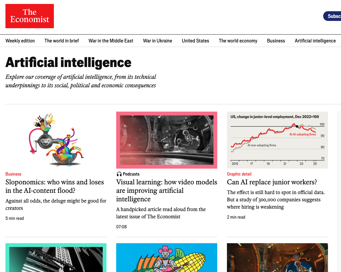 The Economist - Artificial Intelligence
