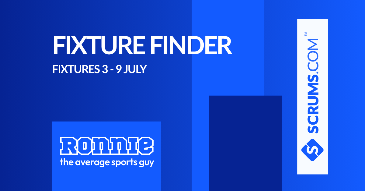 Fixtures 3 - 9 July 2026
