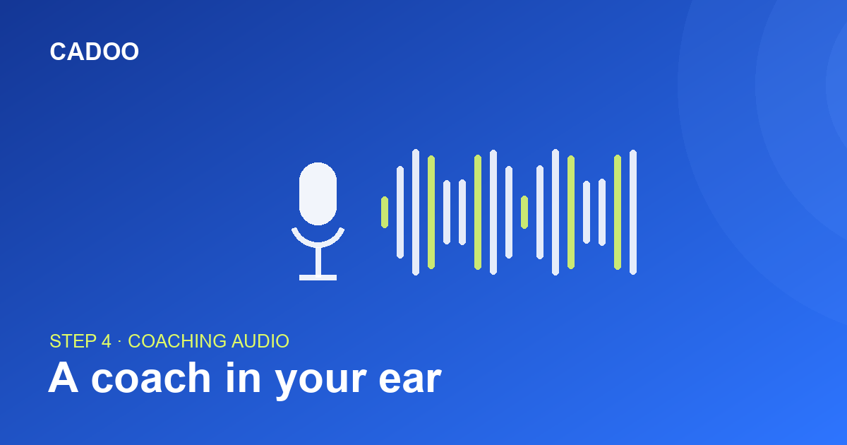 How Cadoo Coaches You Hands-Free — The Voice Coach — Cadoo