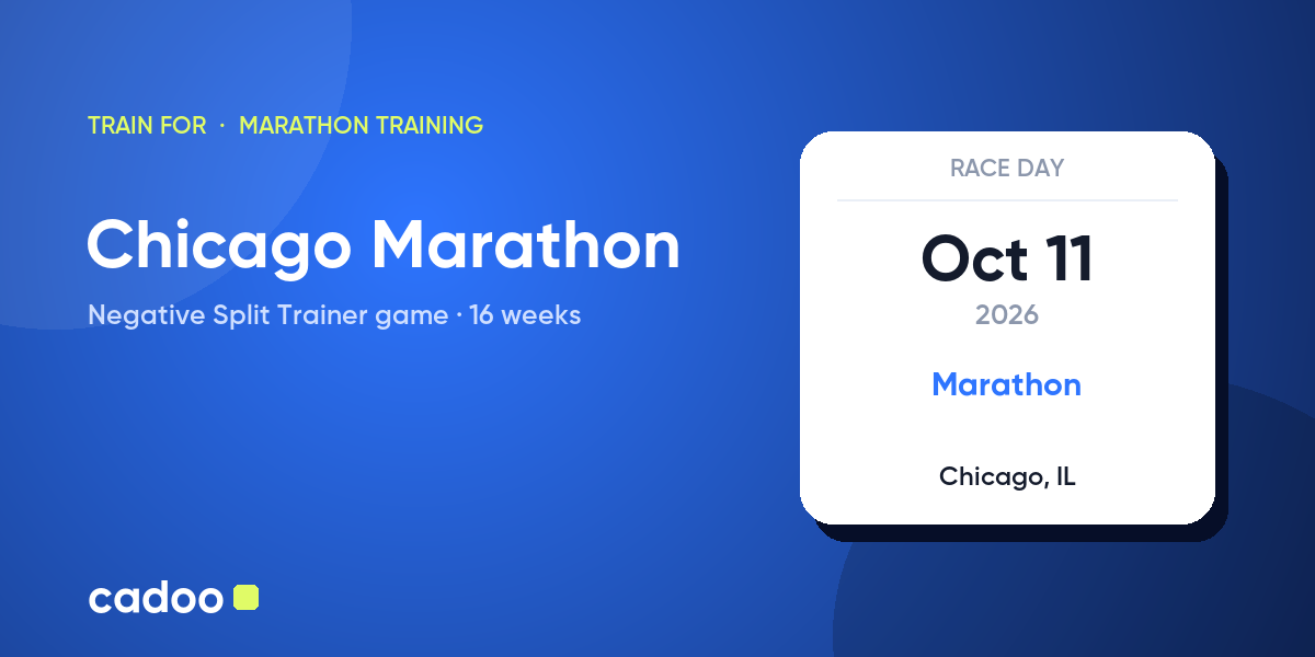 Train for the Chicago Marathon with Cadoo