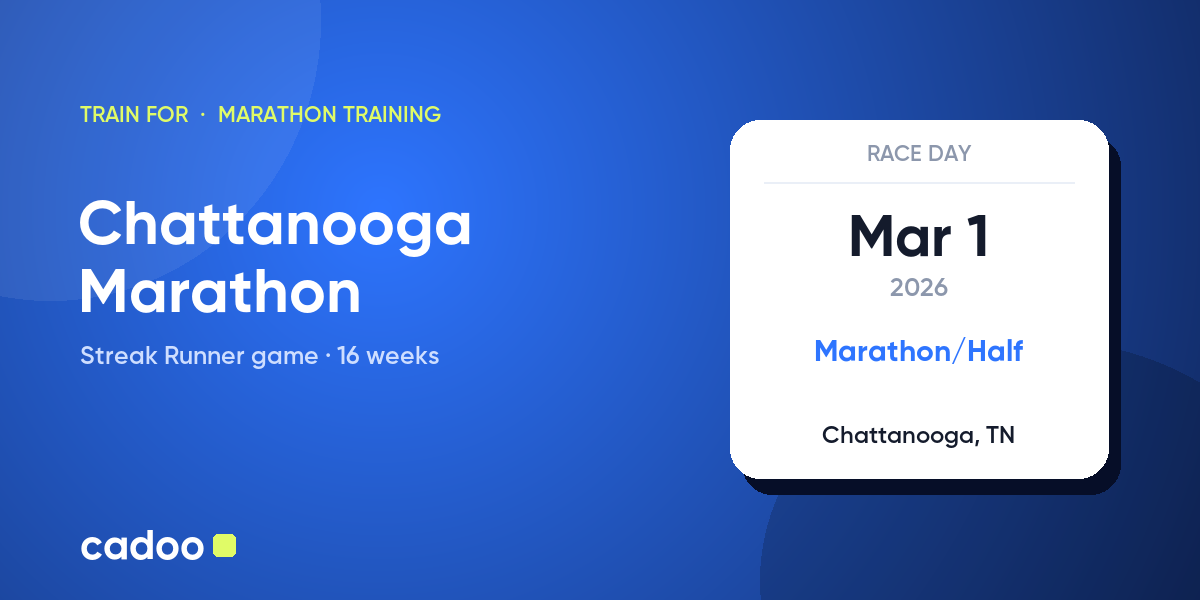 Train for the Chattanooga Marathon with Cadoo