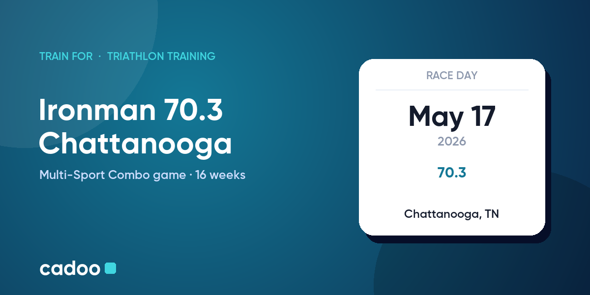 Train for the Ironman 70.3 Chattanooga with Cadoo