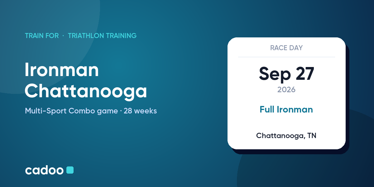 Train for the Ironman Chattanooga with Cadoo