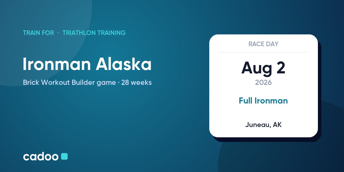 Train for the Ironman Alaska with Cadoo