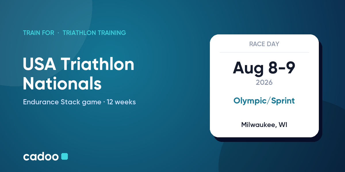 Train for the USA Triathlon Nationals with Cadoo