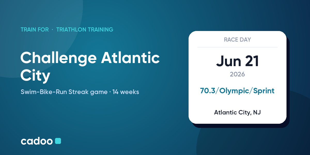 Train for the Challenge Atlantic City with Cadoo
