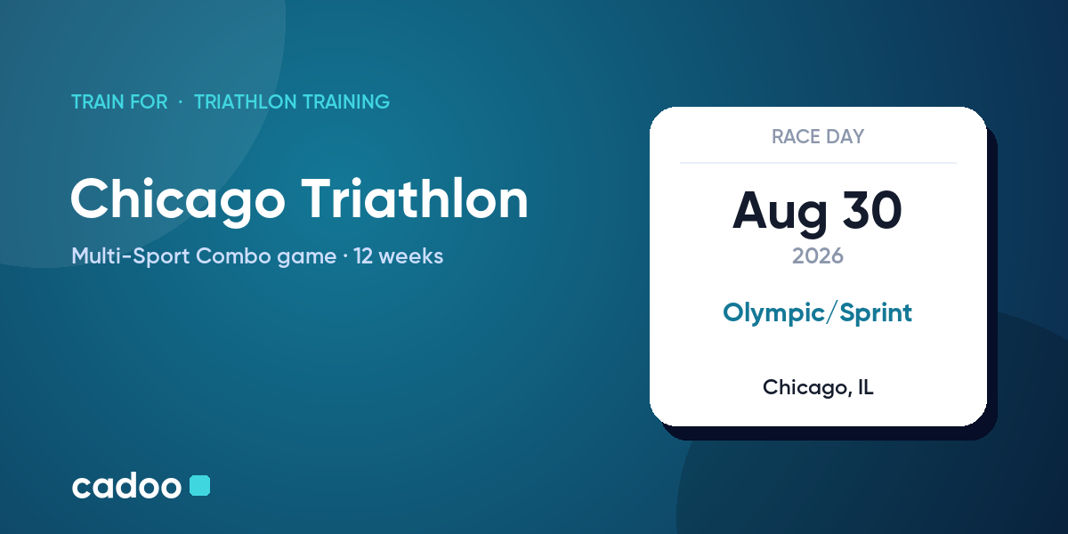 Train for the Chicago Triathlon with Cadoo