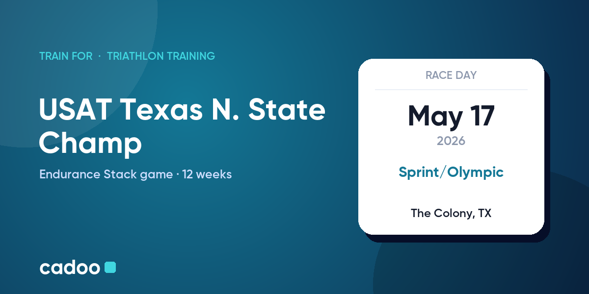 Train for the USAT Texas N. State Champ with Cadoo