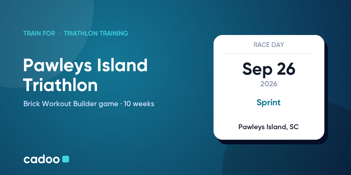Train for the Pawleys Island Triathlon with Cadoo