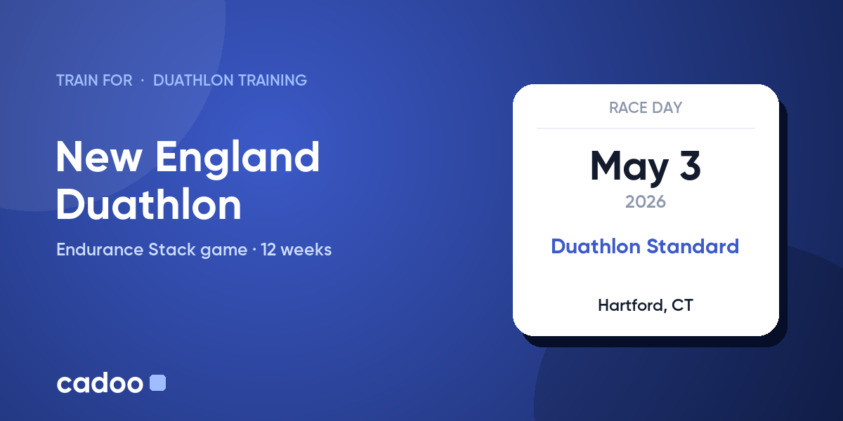 Train for the New England Duathlon with Cadoo