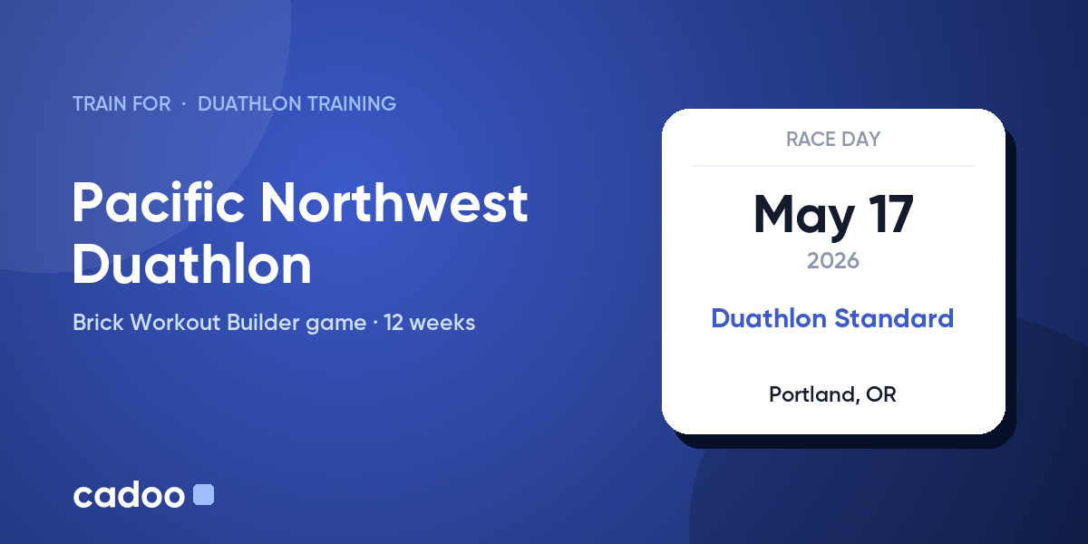 Train for the Pacific Northwest Duathlon with Cadoo