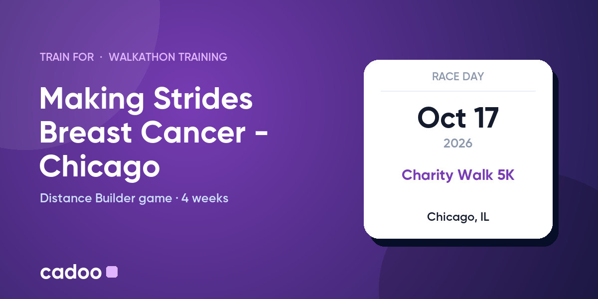 Train for the Making Strides Breast Cancer - Chicago with Cadoo