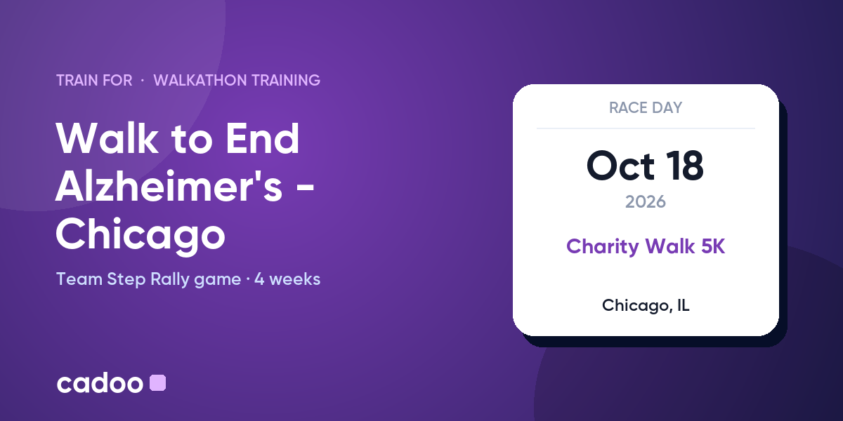 Train for the Walk to End Alzheimer's - Chicago with Cadoo