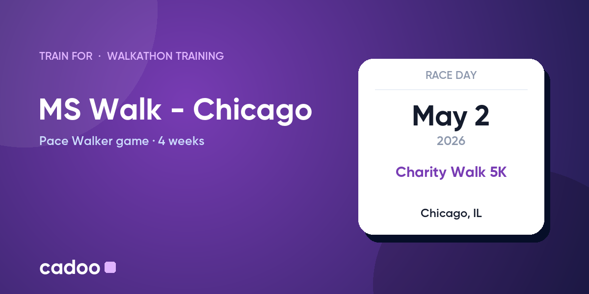 Train for the MS Walk - Chicago with Cadoo