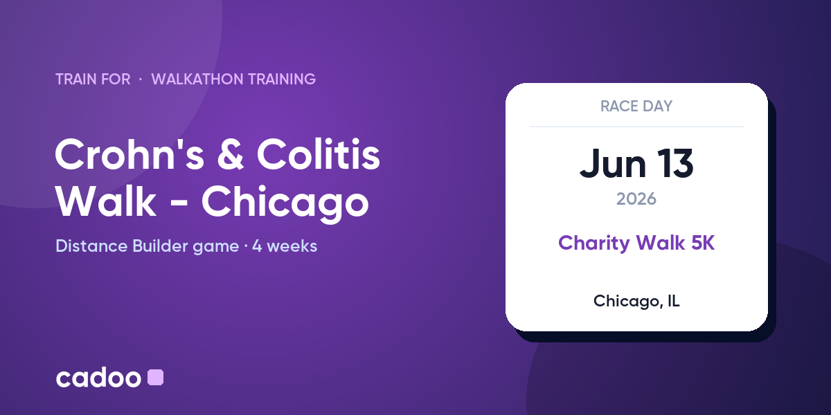 Train for the Crohn's & Colitis Walk - Chicago with Cadoo