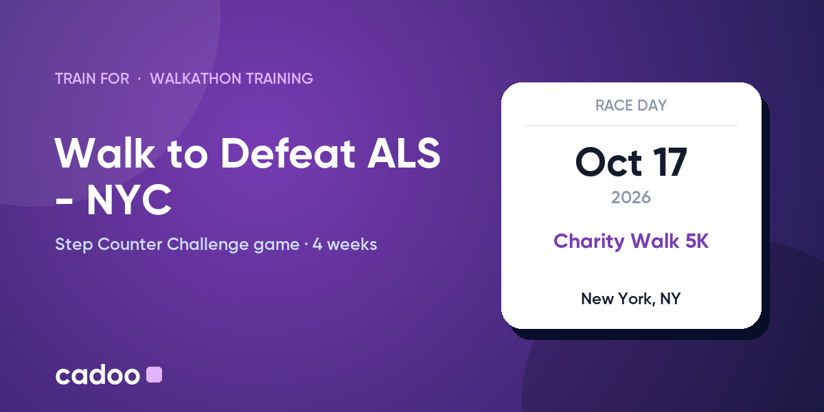 Train for the Walk to Defeat ALS - NYC with Cadoo