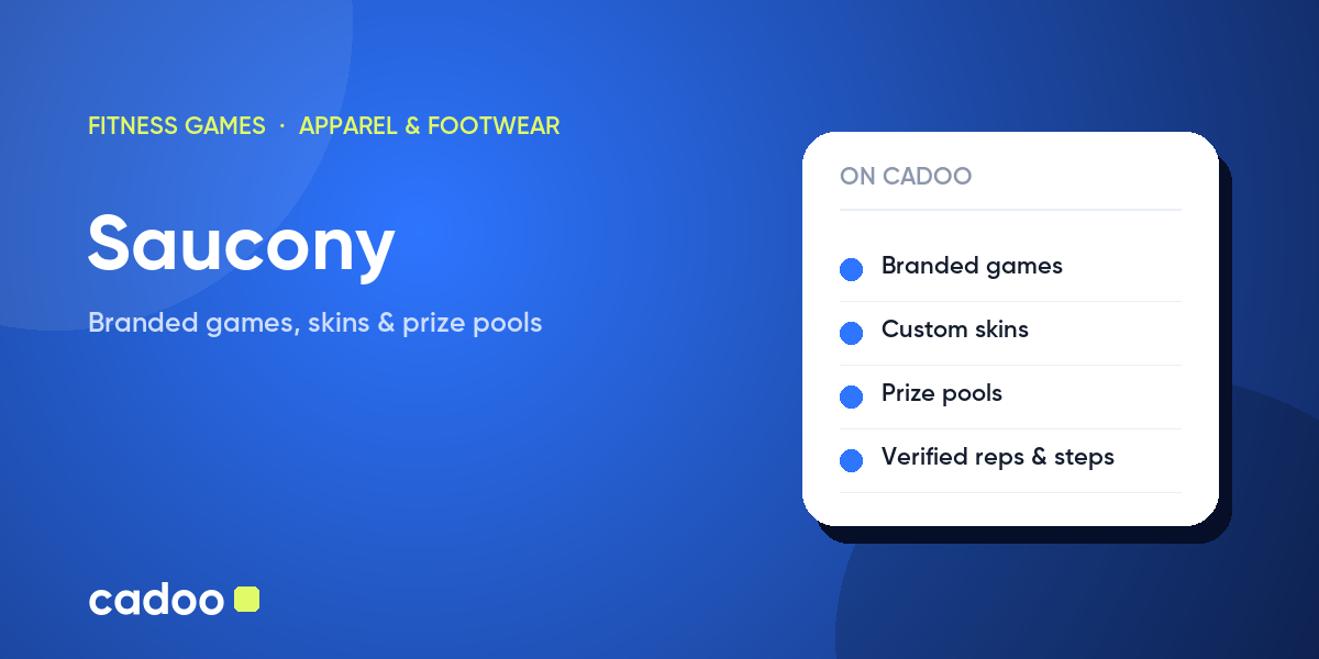 Saucony fitness games on Cadoo