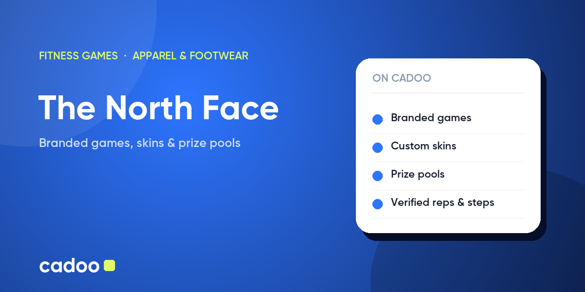 The North Face fitness games on Cadoo