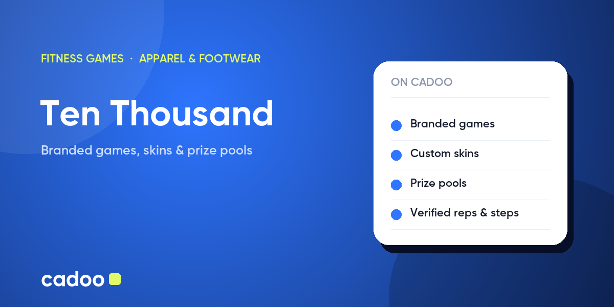 Ten Thousand fitness games on Cadoo