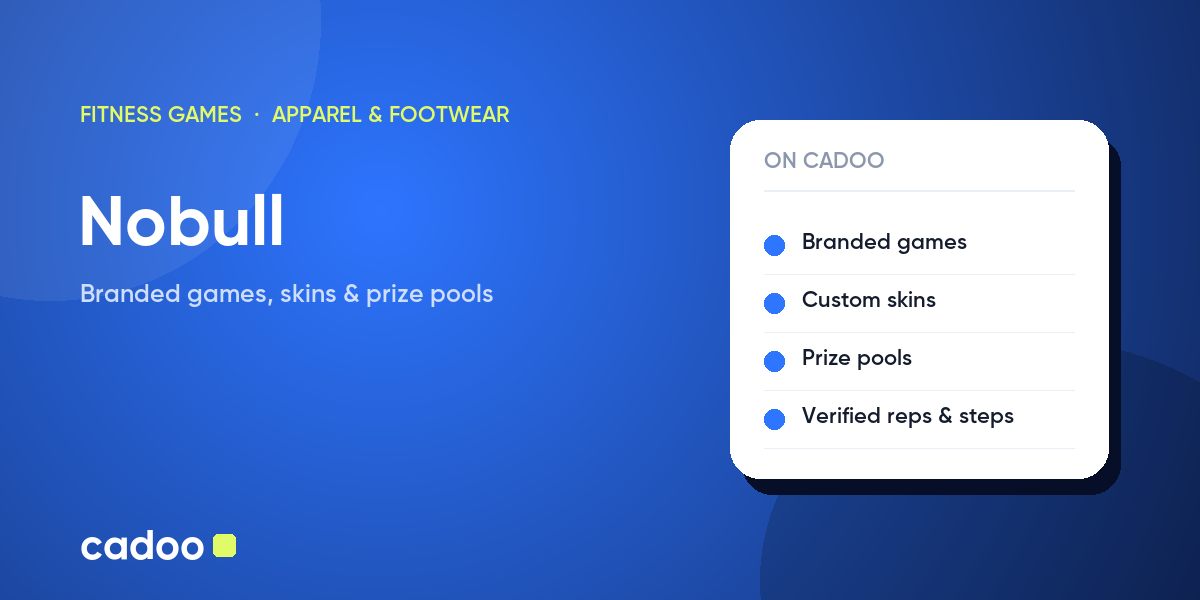 Nobull fitness games on Cadoo